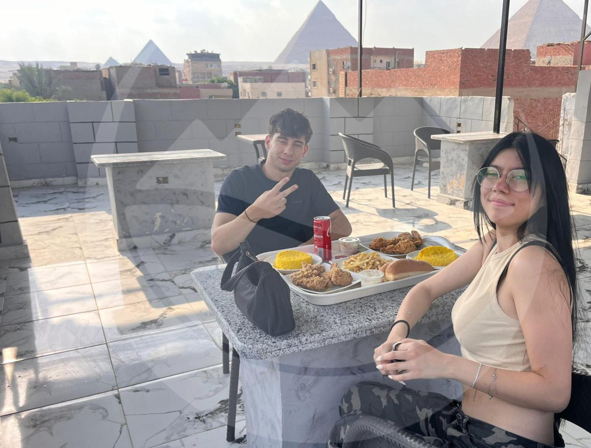 Alaskapyramidsview Kafret el-Gabal Exteriör bild